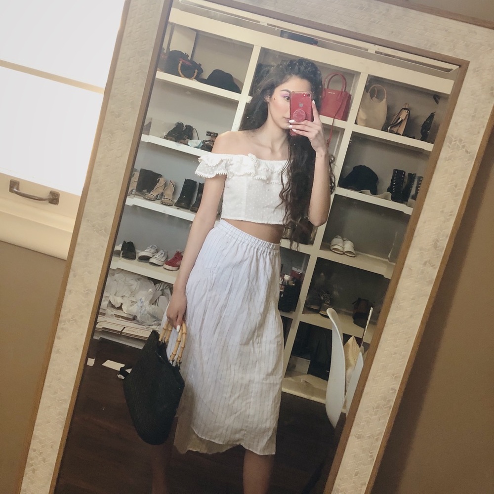 MOVING SALE Stripped skirt